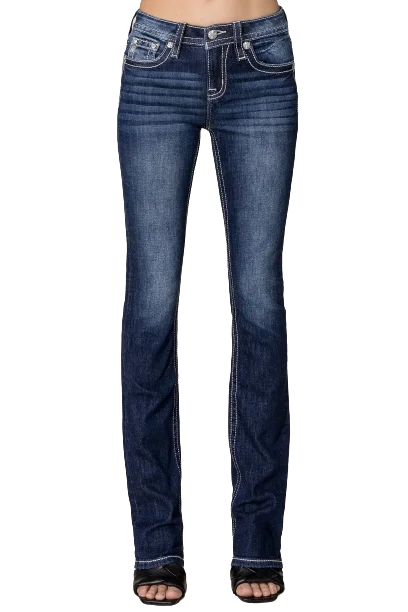 Miss Me Women's Simply Steer Head Bootcut Jean