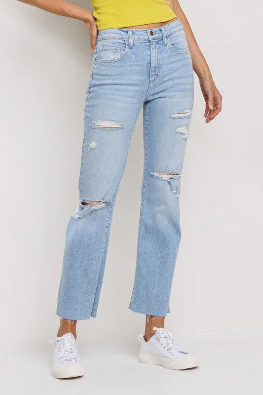 High Rise Straight Jean