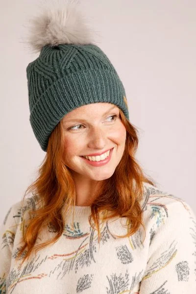 ALLIUM ECCO BOBBLE HAT  18811-IVY