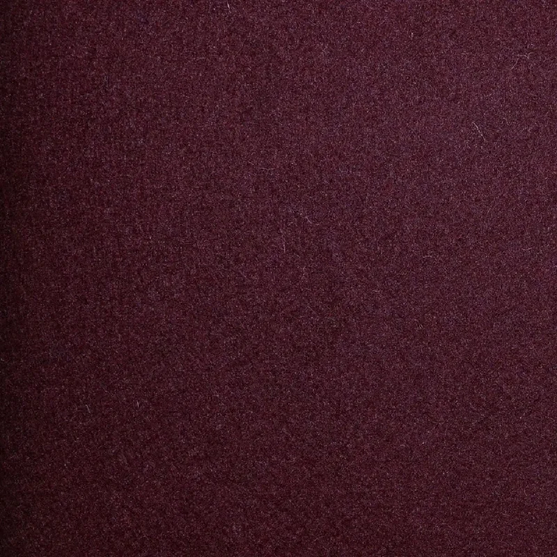 Maroon Soft Finish All Wool Melton Coating