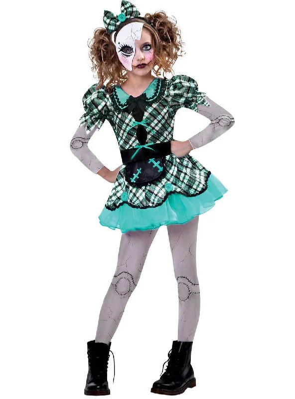 Dark Doll Teen Girls Halloween Costume