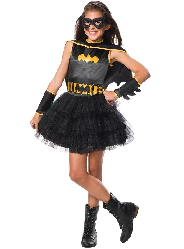 Cute Yellow and Black Batgirl Girls Tutu Dress Costume