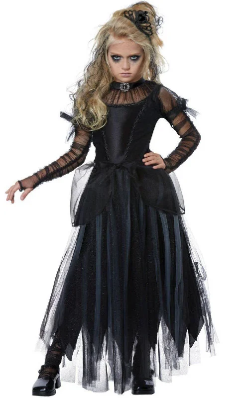 Dark Princess Girls Gothic Halloween Costume