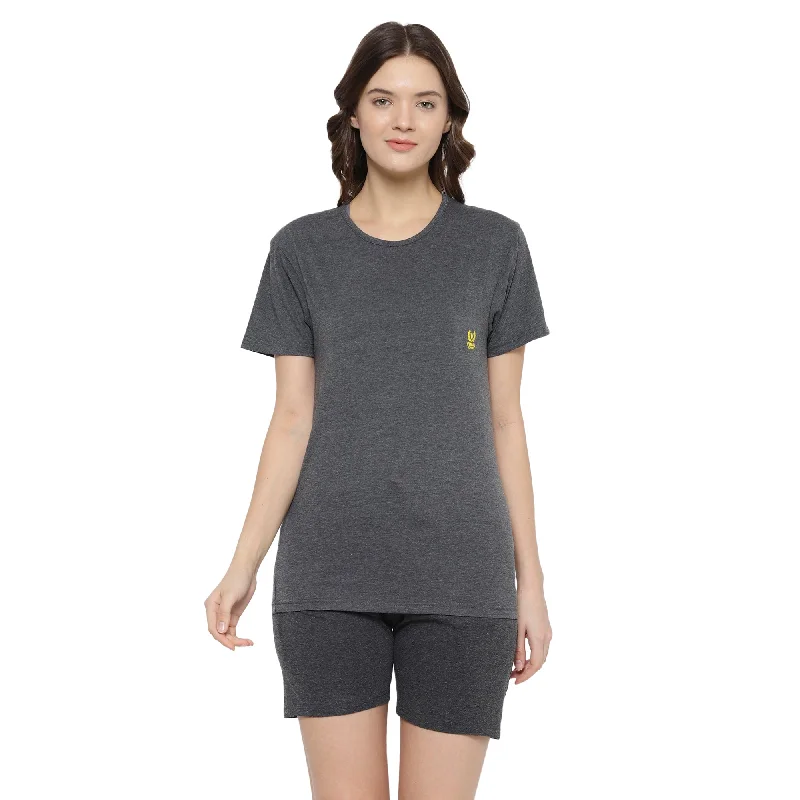 Vimal Jonney Grey Women's Night Suit Bridal pajama sets