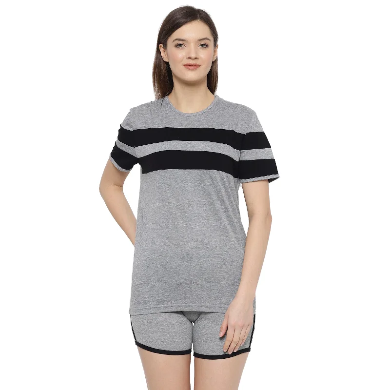 Vimal Jonney Grey Women's Night Suit Amazon pajama sets