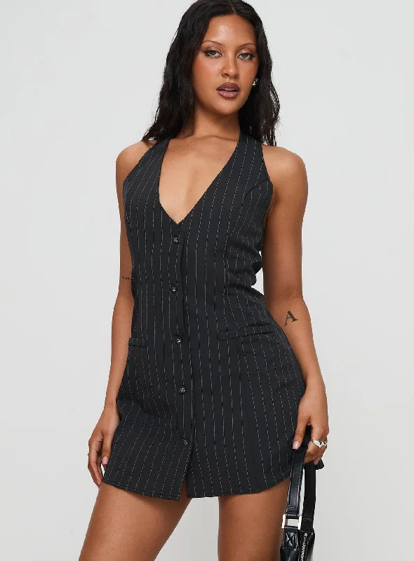 Fenny Mini Dress Pinstripe Graduation mini dresses