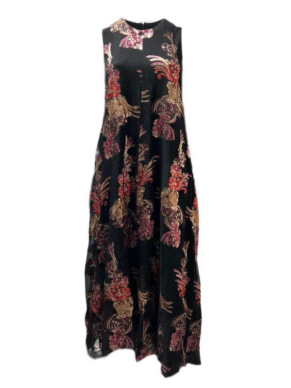 Marina Rinaldi Women's Nero Decimo Sleeveless Maxi Dress NWT New Year's Eve maxi dresses