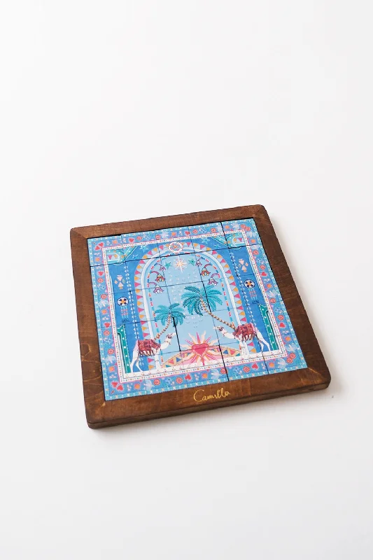 WOODEN DOUBLE SIDED PUZZLE VIP HOLIDAY GIFT HOUSE OF THE SUN Cocktail unclassified dresses
