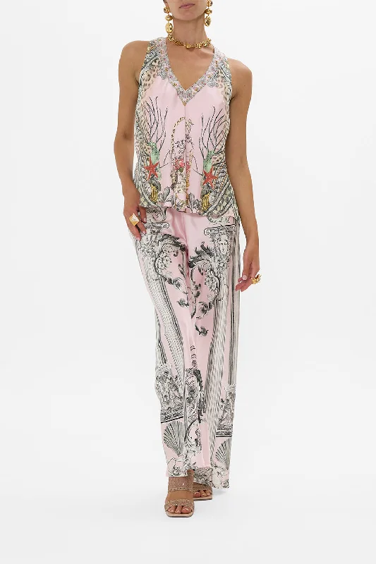 V NECK TOP WITH KNOT BACK CAVE OF WONDERS Holiday unclassified dresses