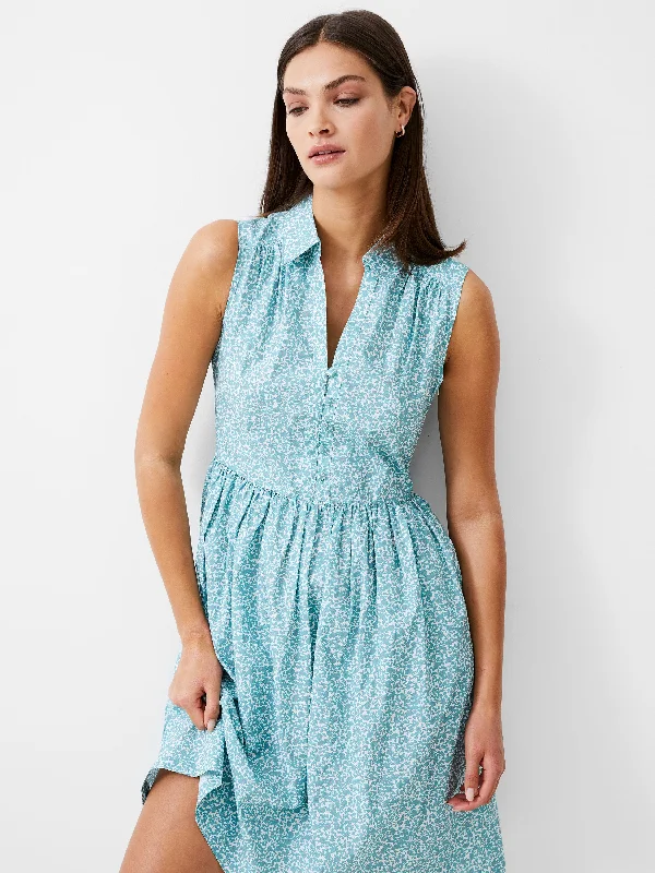 Breya Sleeveless Smock Dress Velvet unclassified dresses