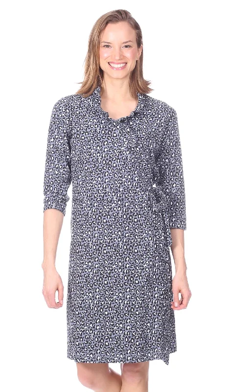 Corrine Dress in Grey Leopard Summer unclassified dresses