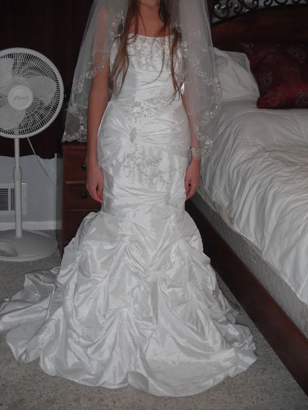 David's Bridal Style WG3071 Taffeta Gown Winter unclassified dresses