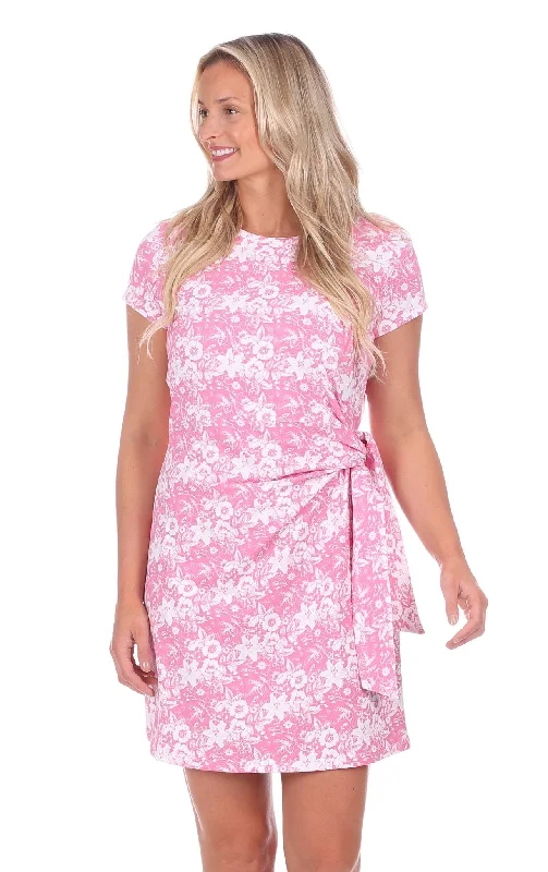 Lexi Dress in Azalea Botanical Lace unclassified dresses