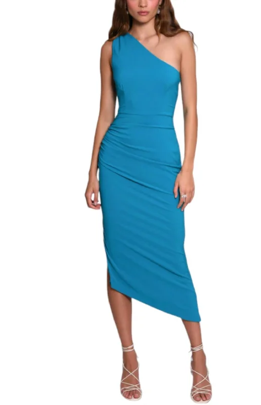 Monty Dress In Scuba Ruffled unclassified dresses