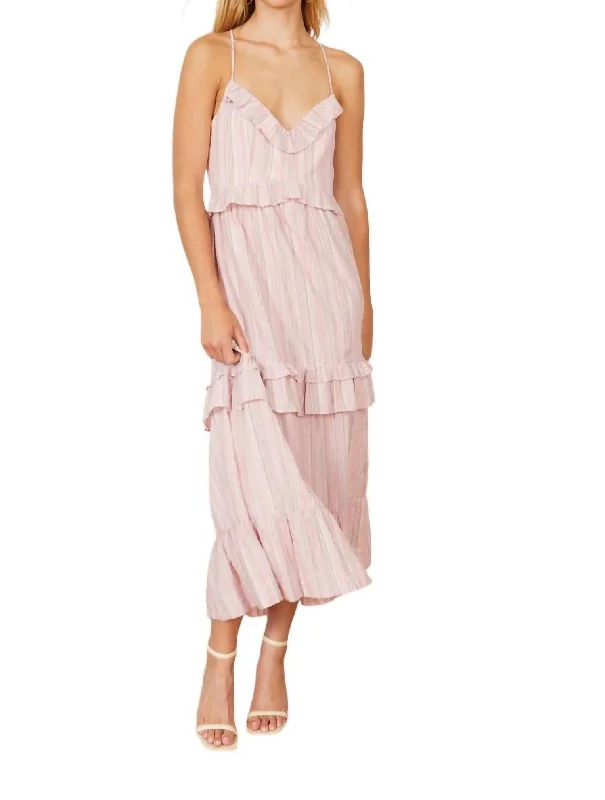 Nicole Rose Stripe Dress Long sleeve unclassified dresses