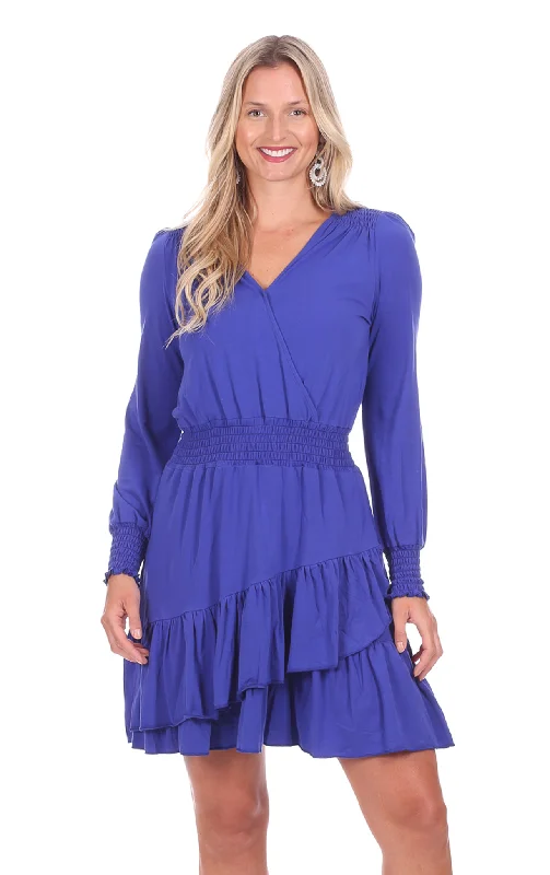 Vivianne Dress in Bright Blue Trendy new unclassified dresses